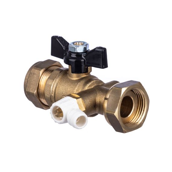 ISOLATION VALVE WITH DRAIN OFF
