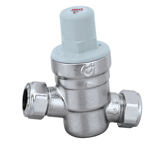 Caleffi 533 Pressure Reducing Valve c/w Gauge 