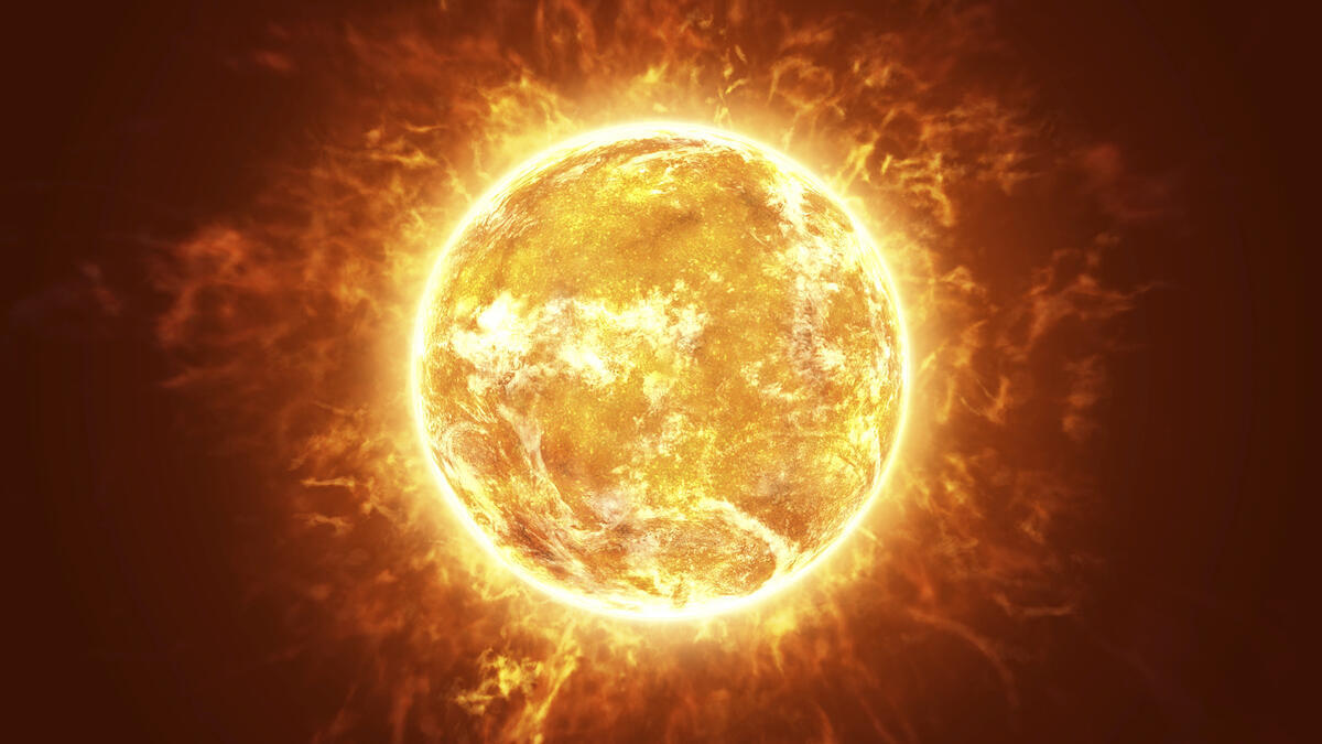 Image of sun taken from space