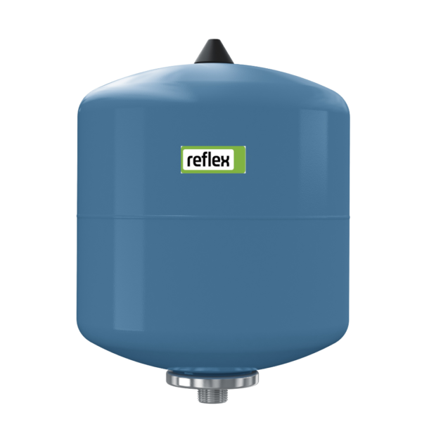 Compact blue expansion vessel for unvented potable water systems
