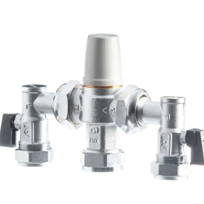 Altecnic 101 series Eres pressure reducing valve with protective plastic cap