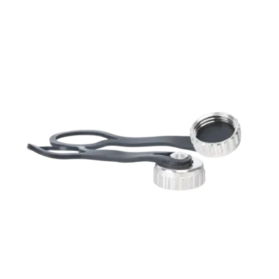 Altecnic 15mm angled thermostatic radiator valve with chrome cap
