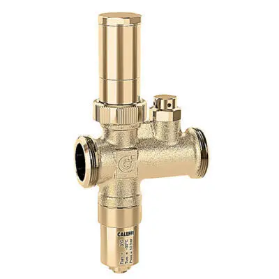 Caleffi 1 inch 108 series iStop antifreeze valve with air sensor