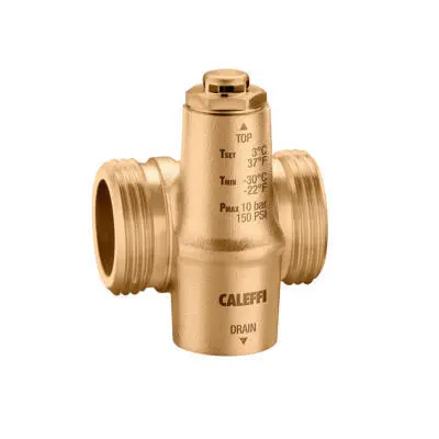 Altecnic 22mm pressure reducing valve with gauge for domestic systems