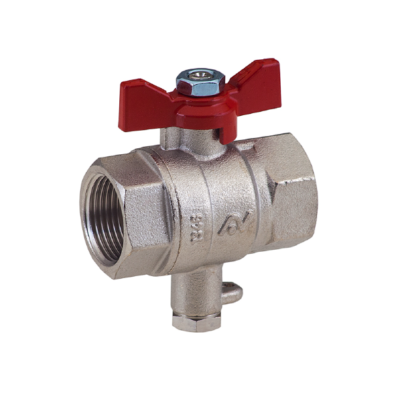 BALL VALVE WITH M10 SENSOR POCKET
