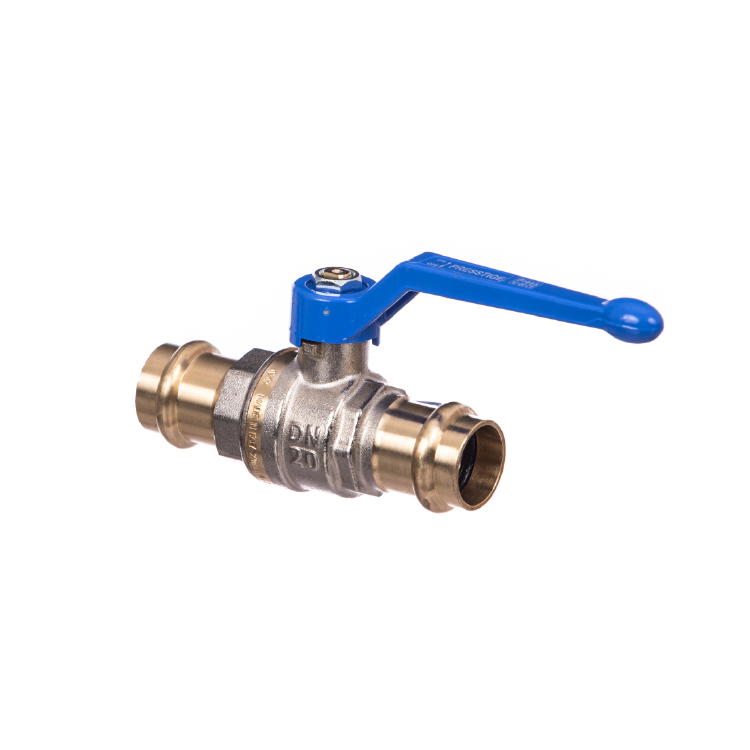 INTABALL® PRESS FIT LEVER BALL VALVES - BLUE LEVER