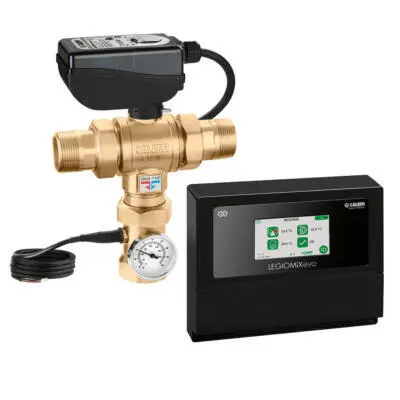 Altecnic 1/2 inch E-Term thermostatic mixing valve with compression ends