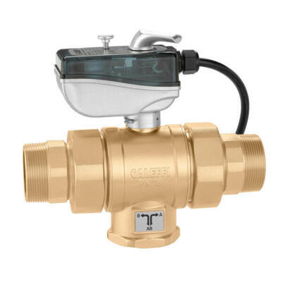 MOTORISED THREE-WAY BALL VALVES WITH “T” DRILLING. 90° ROTATION