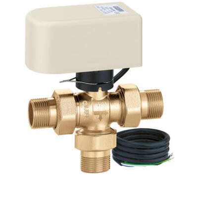 6443 SERIES MOTORISED THREE-WAY BALL ZONE VALVE, BY-PASS VERSION