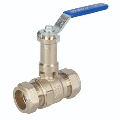 INTABALL® LEVER BALL VALVES WITH EXTENSION STEM - BLUE HANDLE