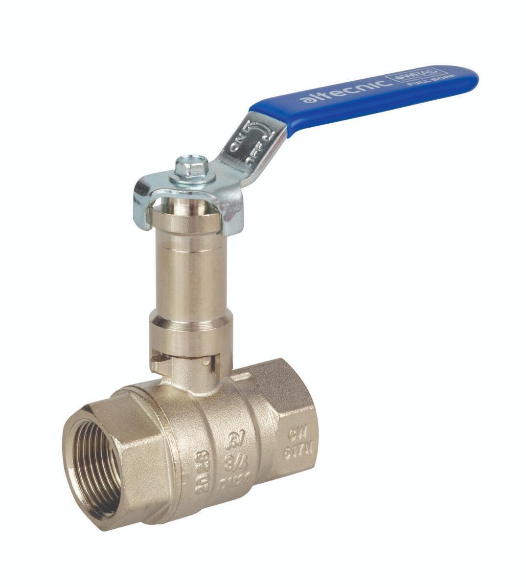 INTABALL® LEVER BALL VALVES WITH EXTENSION STEM - BLUE HANDLE - Image 2