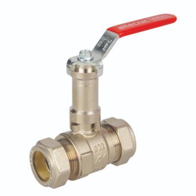 INTABALL® LEVER BALL VALVES WITH EXTENSION STEM - RED HANDLE
