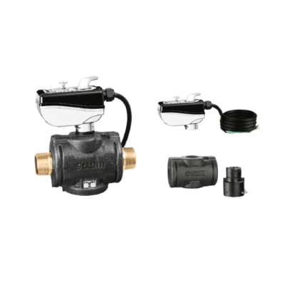 THREE-WAY MOTORISED BALL VALVE WITH INSULATION KIT