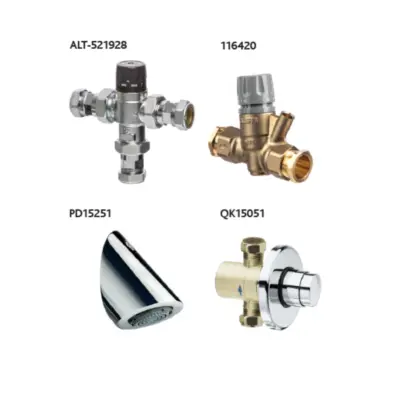 Altecnic Caleffi 130 series pre-adjustable balancing valve with flow scale