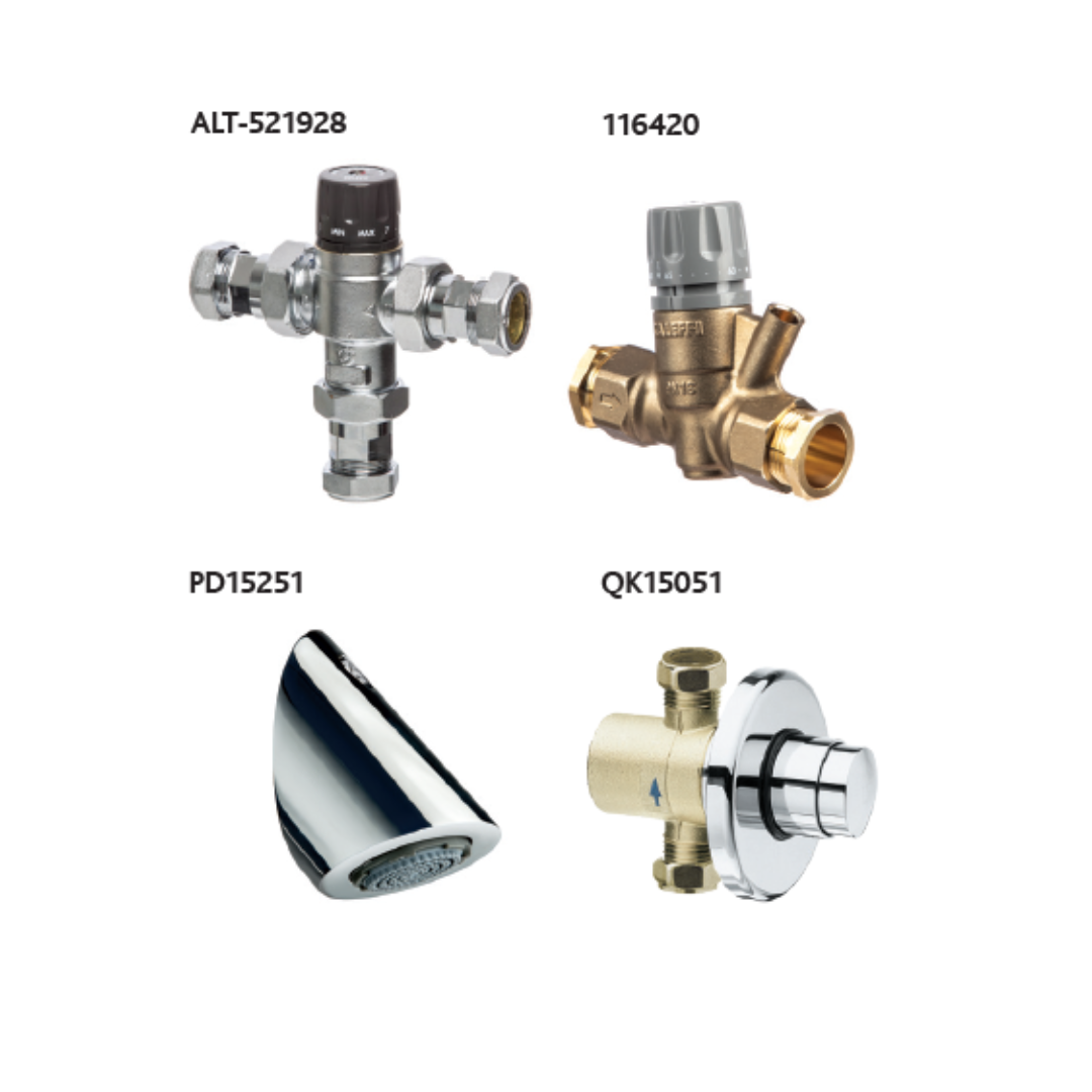 Altecnic Caleffi 130 series pre-adjustable balancing valve with flow scale