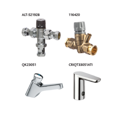 Altecnic series 132 balancing valve with integrated flow meter for HVAC