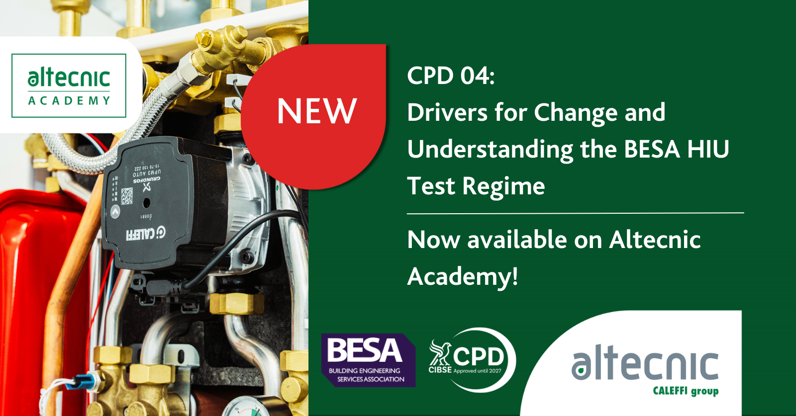 Altecnic Launches Updated CIBSE-Approved CPD: Drivers For Change and ...